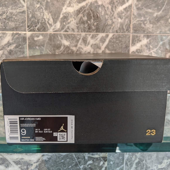 (SOLD) Jordan 1 Mid Chicago Toe Mens - Picture 4 of 4